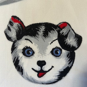 Vintage Cut & Sew Puppy Pajama Pillow, 1950s, DIY, Rare