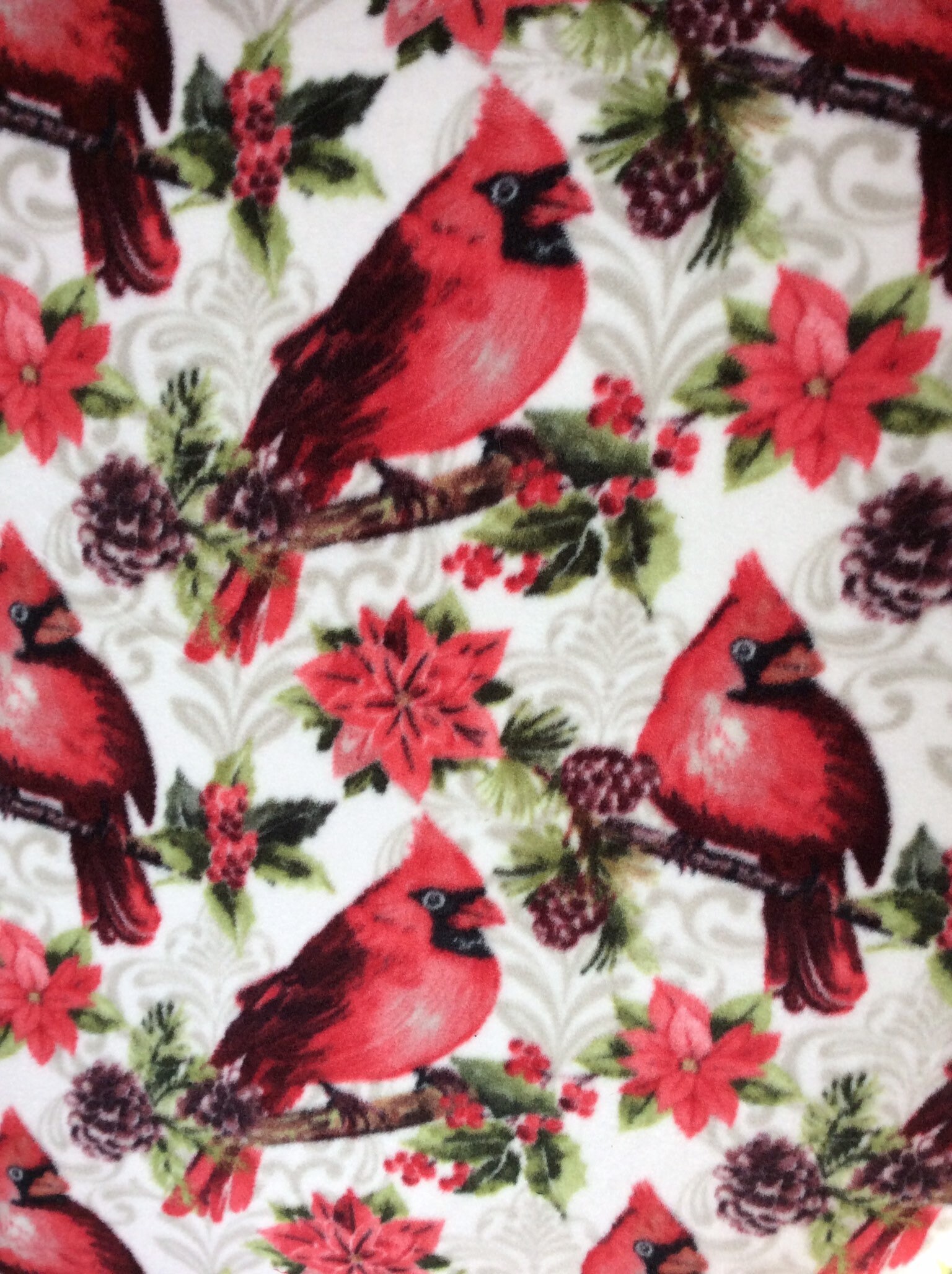 Cardinal store fleece fabric