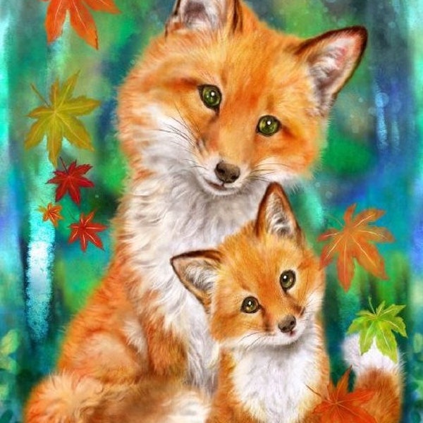 3D Orange Fox Moon 5927 Kayomi Harai Bedding Bed Pillowcases Quilt Cover Duvet Cover