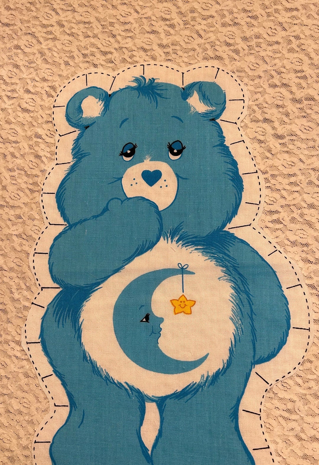 Care Bear Cut & Sew Pillow/ Stuffed Animal Fabric Panel, 1983