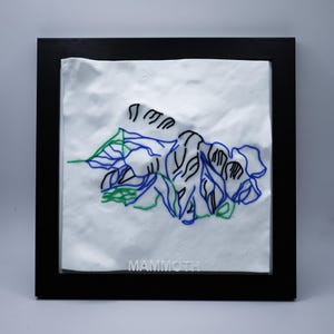 Mammoth Ski Map 3D | Framed Topographic Ski Resort Art | Mountain Decor for Skiers & Snowboarders