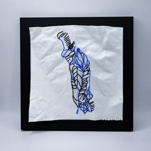 Aspen Ski Map 3D | Framed Topographic Ski Resort Art | Mountain Decor for Skiers & Snowboarders