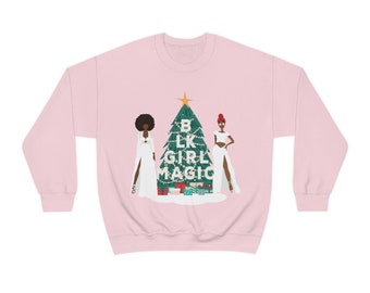 BLACK GIRL MAGIC Christmas Holiday Sweater