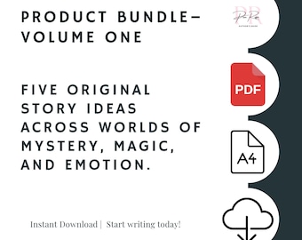 Story Idea Bundle | 5 Original Writing Prompts for Authors | Digital Story Concepts | Volume One