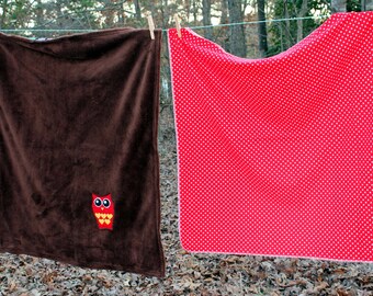 Owl Blanket Set - SALE