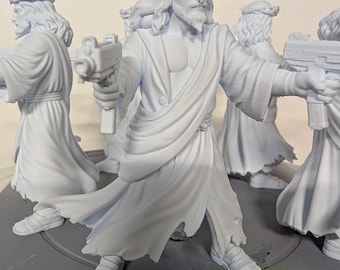 Dungeon Crawler Carl Uzi Jesus Figure | 3D Printed LitRPG Fan Art Statue