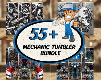 55+ Mechanic Tumbler Wrap Bundle, 20oz Automotive Dad Tumbler Repair, Mechanic Sublimation Designs, I'm a Mechanic Tumbler, Tool Box Tumbler