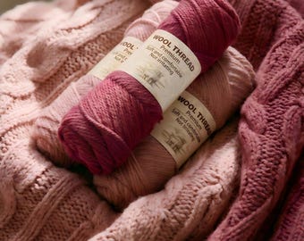 Handmade Craft Yarn, Soft Plush Fiber Yarn for Crochet & Knitting