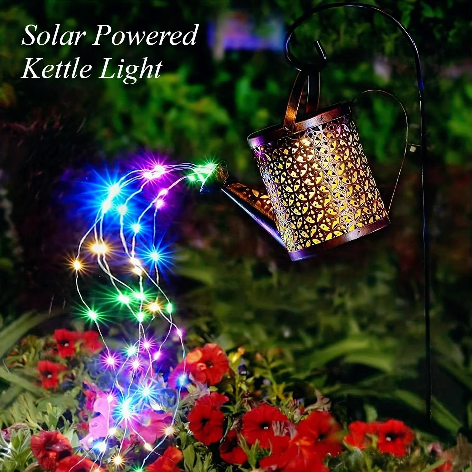 27 Christmas Yard Decorations for a Winter Wonderland Look 23 Christmas Solar Kettle Lights with Santa Claus Design, Outdoor Solar…