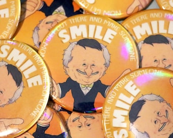 Mr.Boss Pinback Button | Smiling Friends