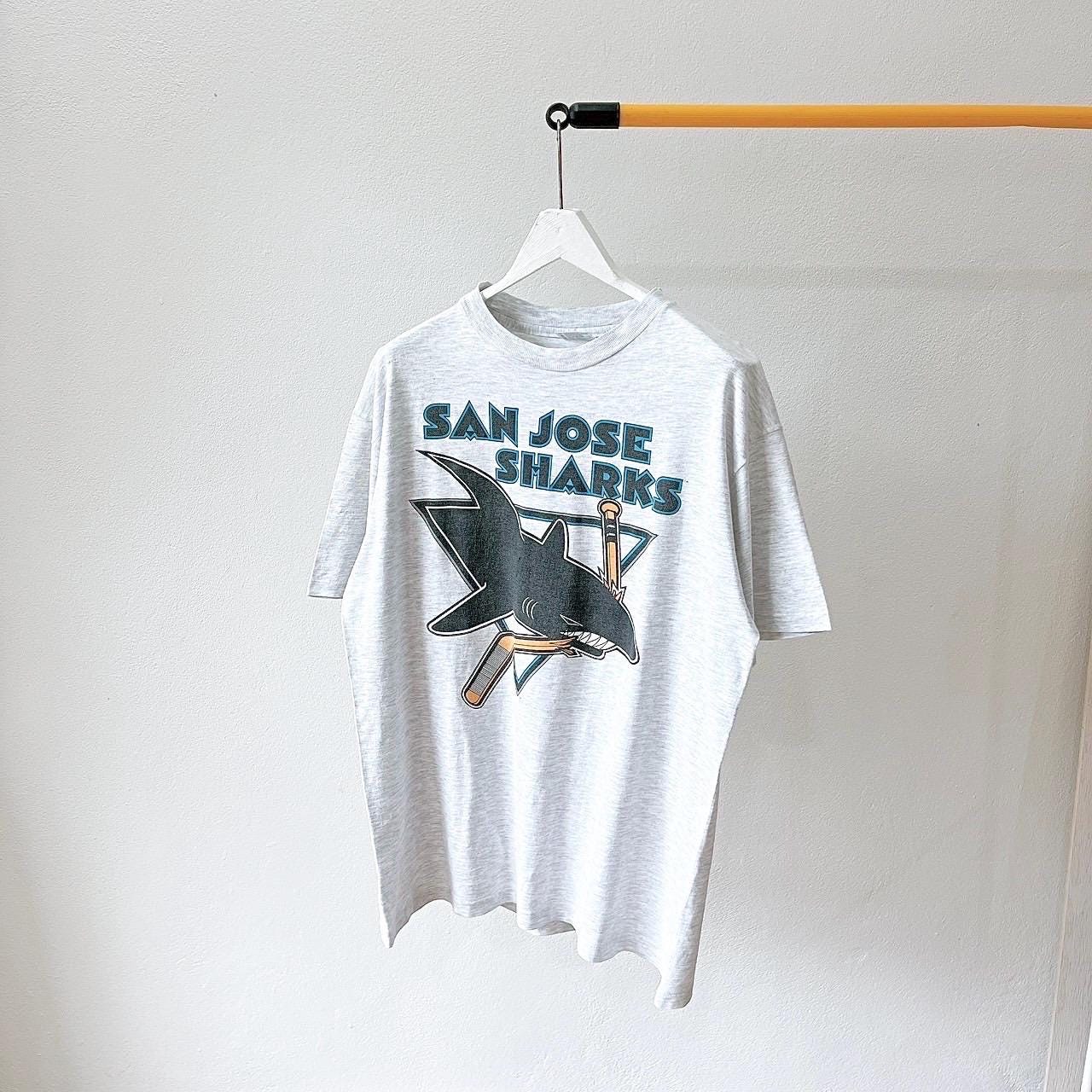 シャークスnhl tシャツ - Etsy 日本