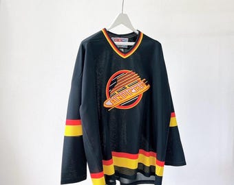 Camiseta vintage de la NHL de los Vancouver Canucks de la década de 1990 (talla XXL)
