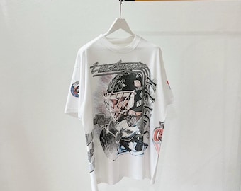 Vintage 1990s Bulletin Athletic/ Los Angeles Kings NHL T-shirt/ Größe L