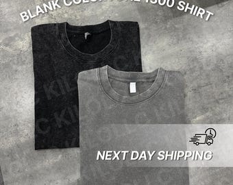 Mineral Wash Blank T-shirt | Acid Wash Oversized Shirt | Colortone 1300 Unisex | Blank Tees For Women