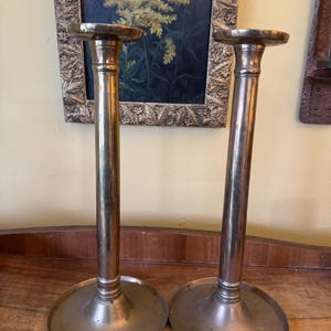 tall brass candlesticks