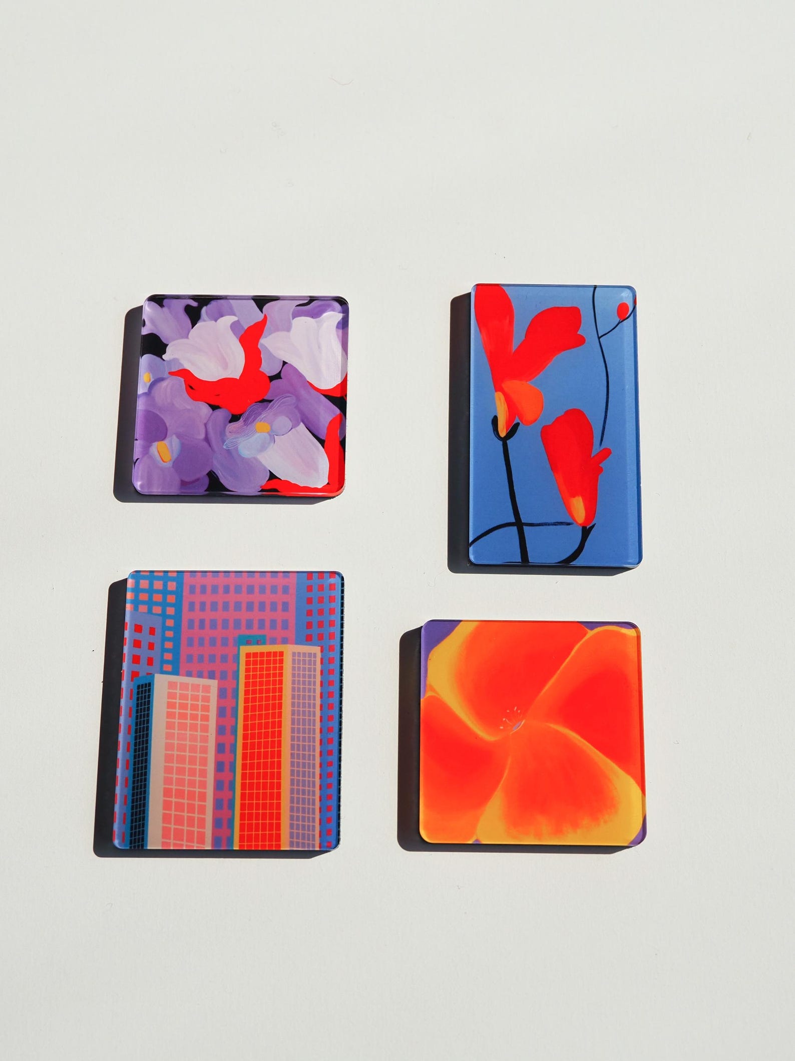 Art Refrigerator Magnet Set | Abstract Fridge Magnet, Modern ...