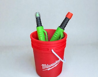 Milwaukee Inspired Bucket – Tool Storage & Organizer – Workshop Accessory