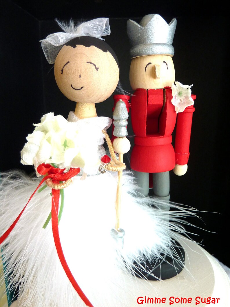 Holiday Wedding Cake Topper  Etsy