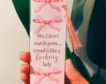 Funny Handmade Bookmark with Tassel