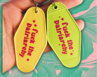 F the Patriarchy Keychain