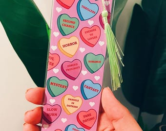Conversation Heart Bookmark