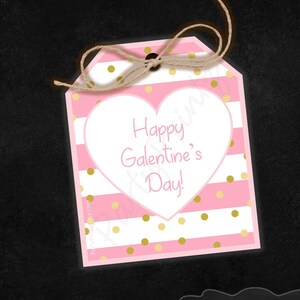 INSTANT DOWNLOAD - Printable - Tags - Galentine - Valentine - pdf - jpg