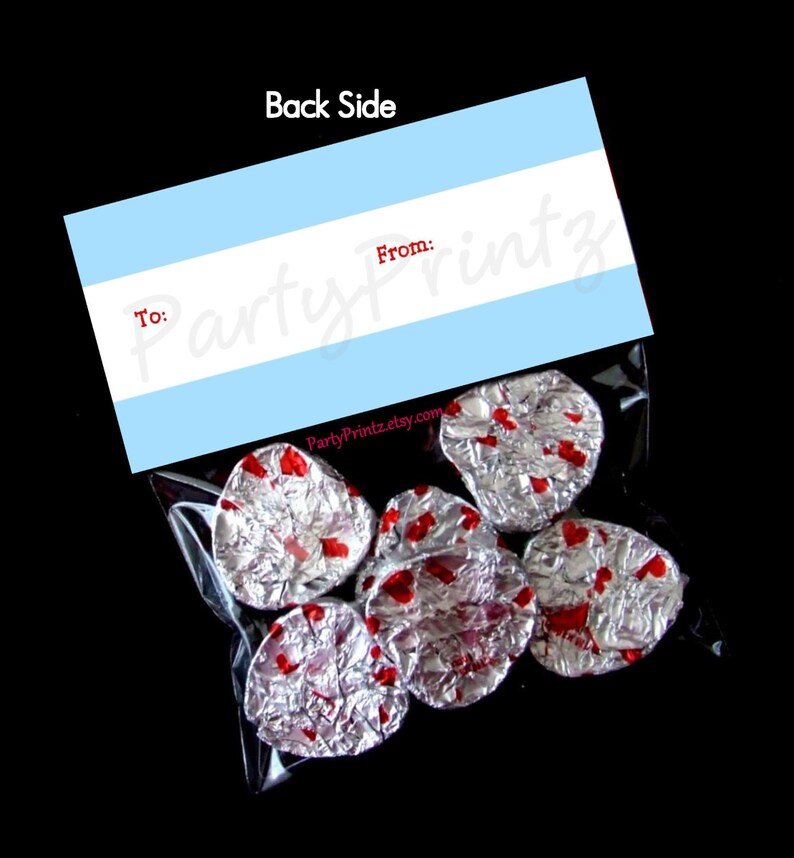 Valentine Printable Treat Bag Topper INSTANT DOWNLOAD Hope you have a Ball Baseball image 2