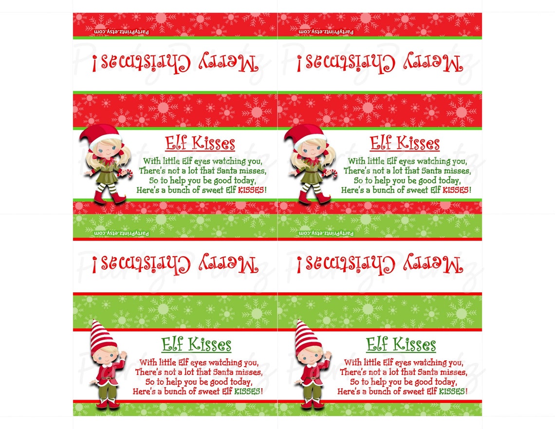instant-download-elf-kisses-printable-treat-bag-toppers-etsy