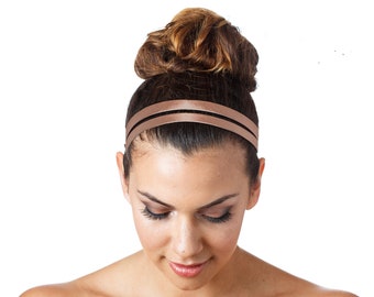 Diadema doble, cintas para el cabello para mujer, diadema ajustable