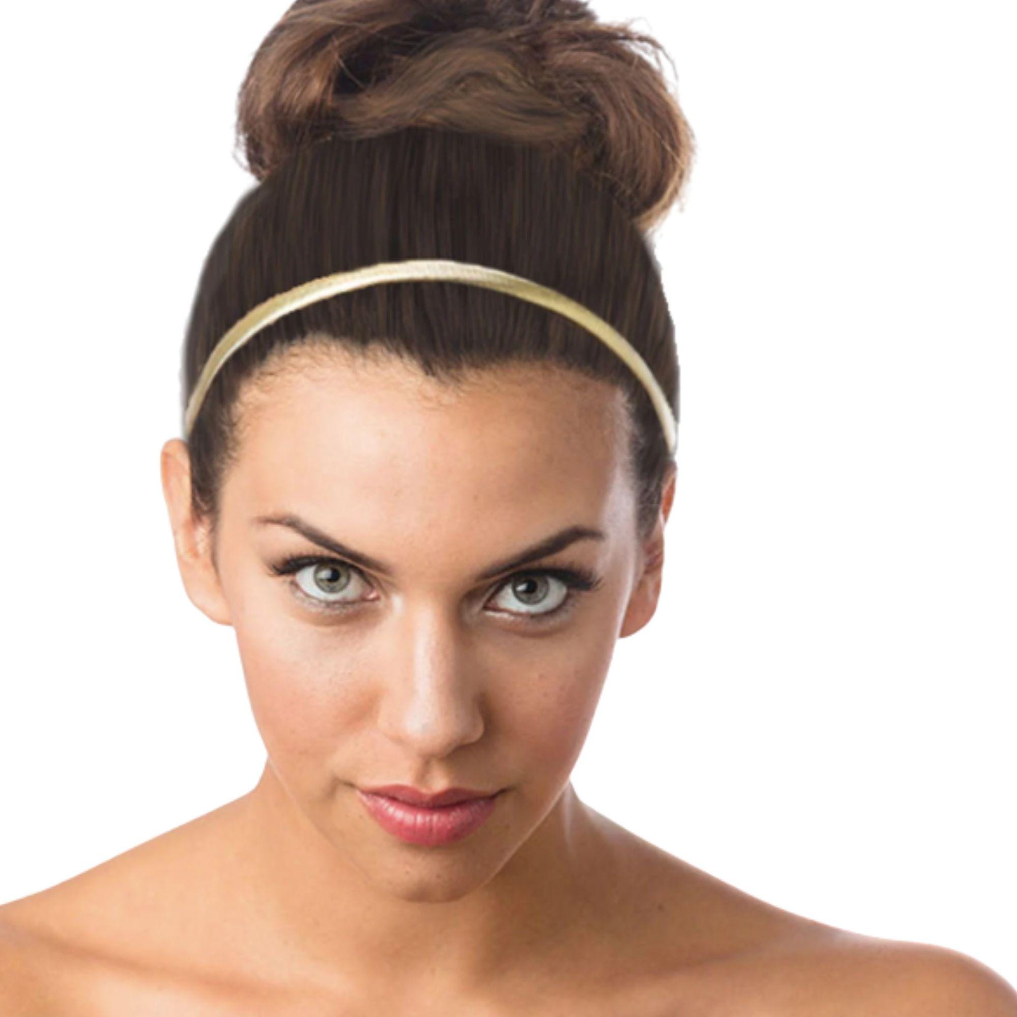 Damen-Haarbänder 3er-Pack – Mattes Stirnband Mit Clips, Brillenträgerfreundlich (Schwarz, Dunkelbraun, Hellbraun)