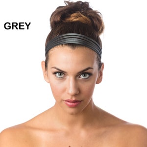 Cute Workout Headband For Women Grey