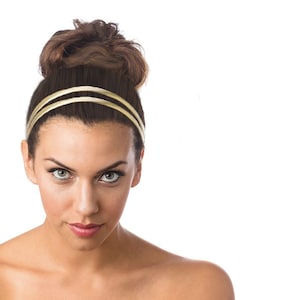 Vintage Flair Double Band Women’s Headband - Adjustable & Comfortable - Many Colors