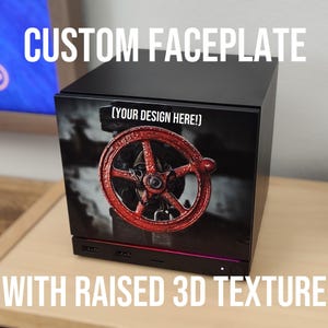 Personalisierte Frontplatte für Dampfreiniger mit 3D-Textur | Individuell gestaltbare, UV-bedruckte magnetische Frontplatte
