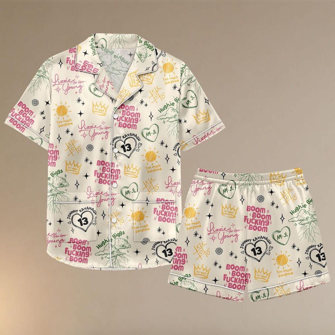 Pyjamas College Boys of Tommen Satin Pajamas for Mom, Tommen College Pajamas, Kavanagh ...