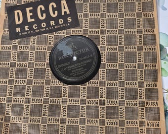 Roy Rogers Old Fashioned Cowboy 78 giri RCA Victor 20-2917 Disco vintage
