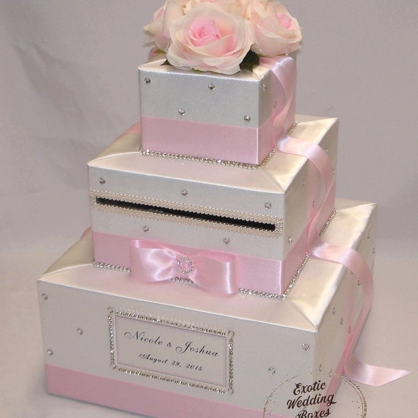 Pink Card Box Etsy