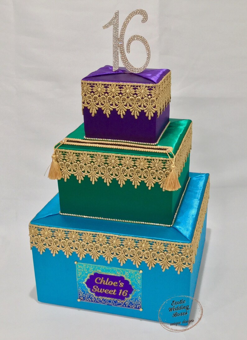 Arabian Nights Theme Card Box for Sweet 16 or Any Occasion Etsy