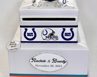 FOOTBALL themed Card Box  -TEAM of Your choice