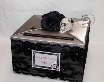 Halloween Wedding Box, Goth Wedding, Halloween Party