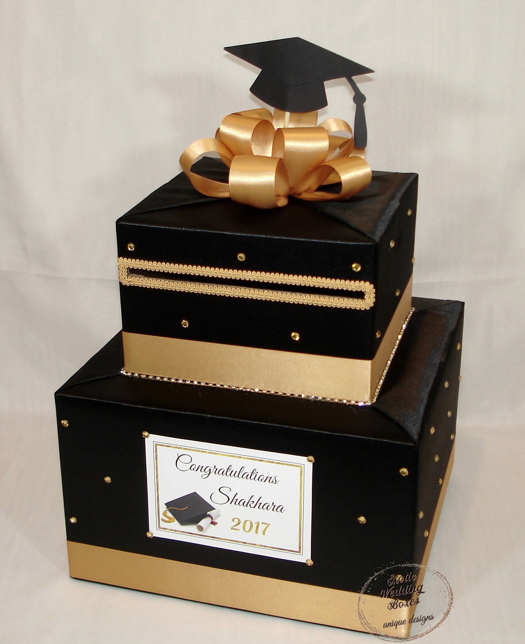 Graduation Card Boxany color Etsy