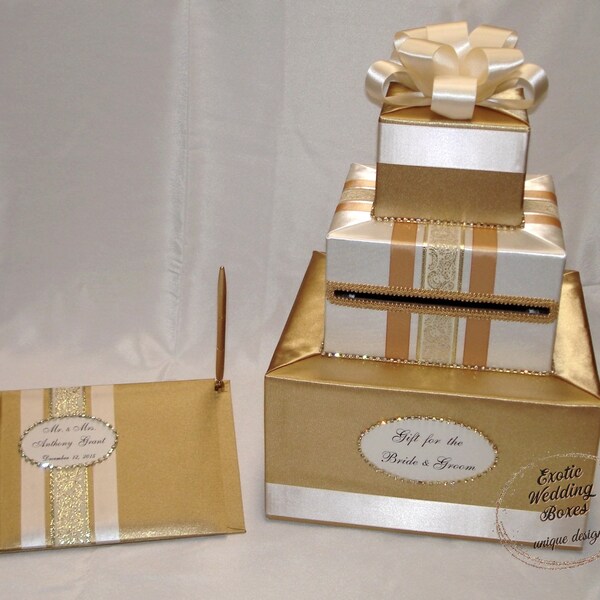 Crystal Guest Book Etsy