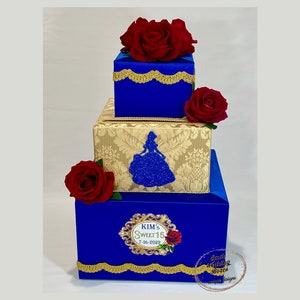 Confezione regalo a tema BELLEZZA e BESTIA per Quinceanera, Sweet 16, Bat Mitzvah, Matrimonio