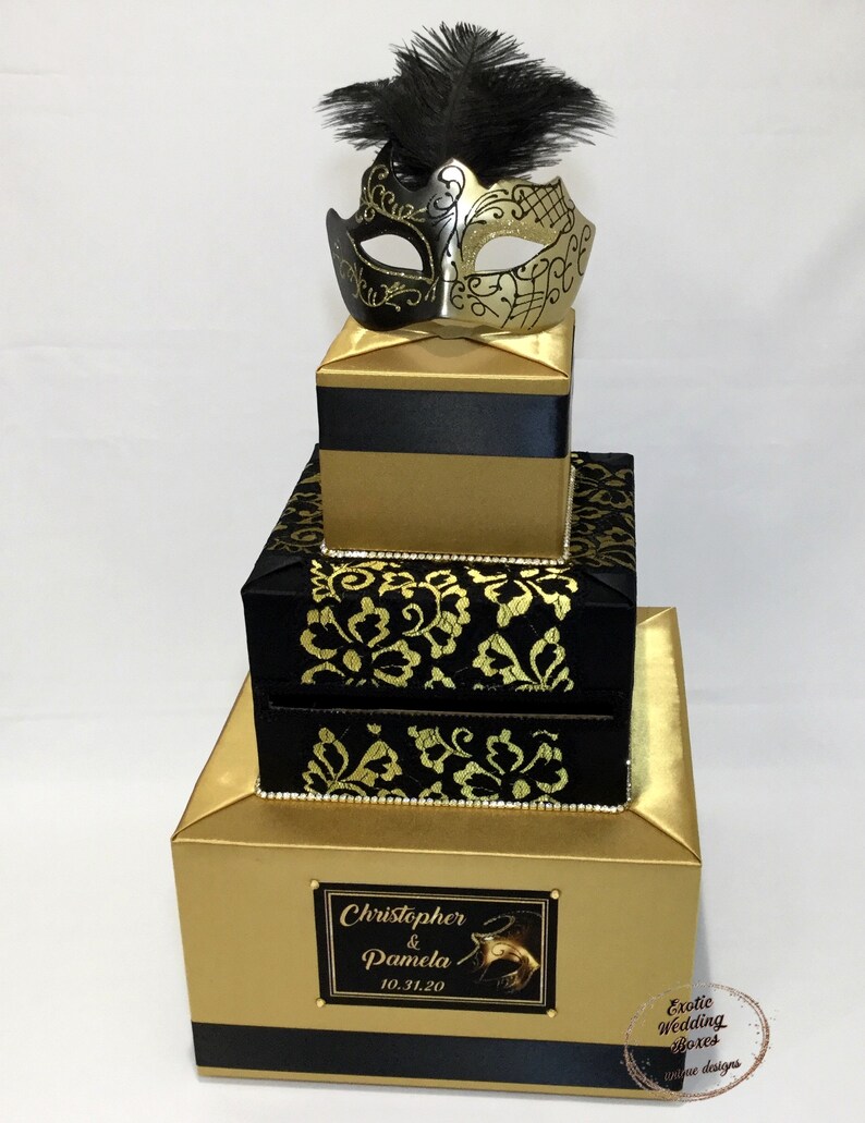 Masquerade theme Card Box any colors