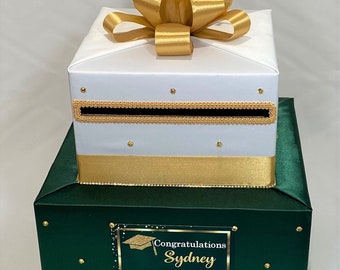 GRADUATION Gift Card Box- any colors can be requested