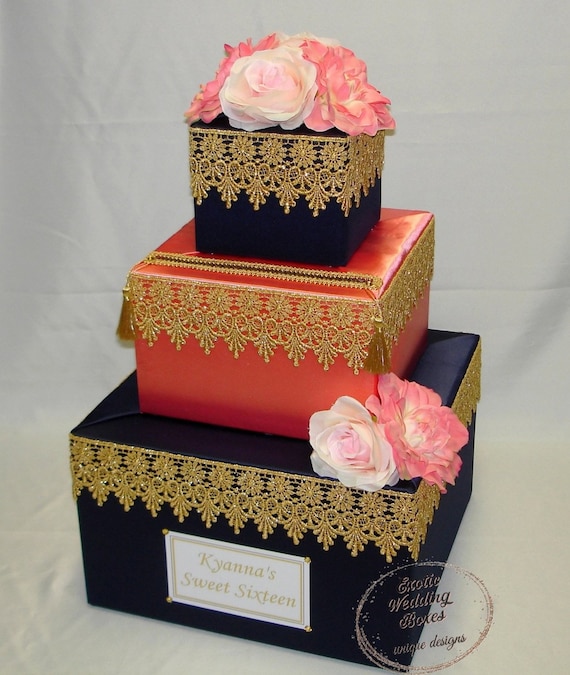 Moroccan Theme Card Box Indian Fusion Theme Party Etsy