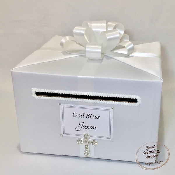 Baptism Card Box Etsy