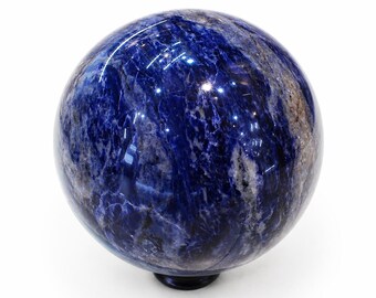 Sodalite Crystal Sphere Ball, Meditation Stone, Healing Crystal Decor, Reiki Chakra , Weight-7.4 kg
