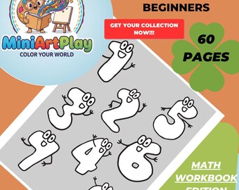MiniArtPlay / Matemáticas básicas para principiantes / Libro de ejercicios de matemáticas para niños