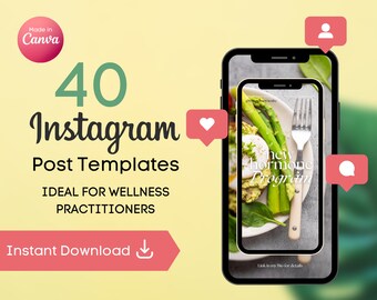 40 Instagram Story Template Pack: Canva Designs, Social Media Template, Engagement Booster, Creative Instagram Templates