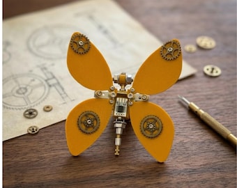 Steampunk Schmetterling Model Kit - Metall Montage Insekt Dekor für Hobbyisten & DIY-Enthusiasten